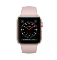 Apple Watch Series 3 LTE 42mm Gold / Pink Band – MQK32